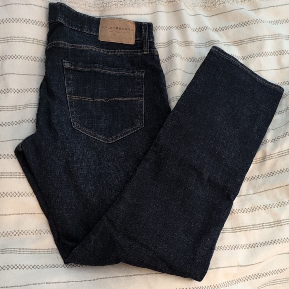 Lucky Brand Men's Slim 110 Indigo Denim Jeans 33x32 - Picture 3 of 4